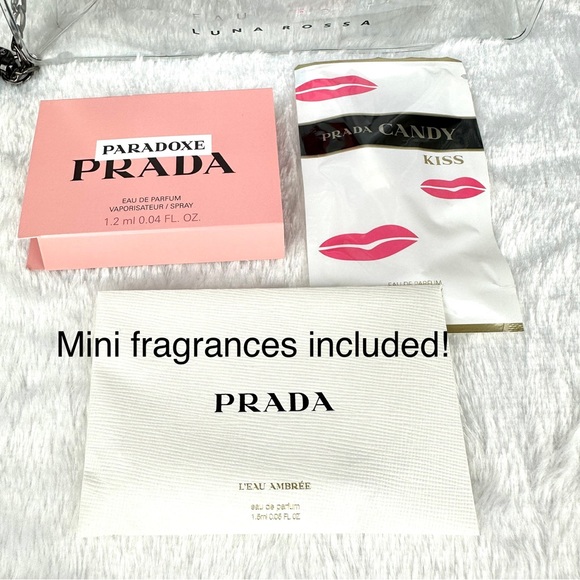 PRADA beauty line CLEAR crossbody bag for game day events with fragrances - Picture 5 of 9